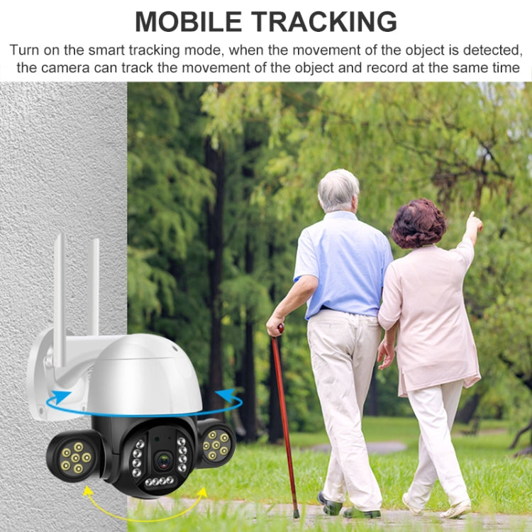 QX55 3.0 Million Pixels IP65 Waterproof 2.4G Wireless IP Camera, Support Motion Detection & Two-way Audio & Night Vision & TF Card, EU Plug, QX55 QX55 3.0 Million Pixels IP65 Waterproof 2.4G Wireless IP Camera, Support Motion Detection & Two-way Audio & Night Vision & TF Card, EU Plug, QX55